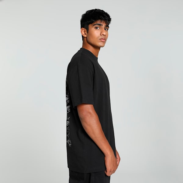 GRAPHICS "The Open Air" Men's Relaxed Fit Tee, PUMA Black, extralarge-IND